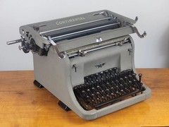 TYPEWRITER CONTINENTAL STANDARD RARE LATE VARIANT 1954 – NO RISK WITH SHIPPING