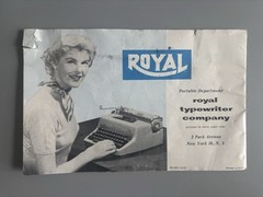 ORIGINAL 1950s Royal Quiet de Luxe Typewriter Instruction Manual Vtg Portable