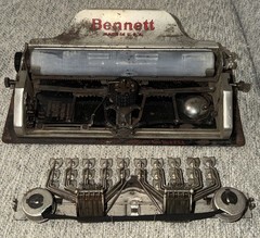 Rare Bennett Pocket Typewriter 1911-1913 World’s Smallest Antique