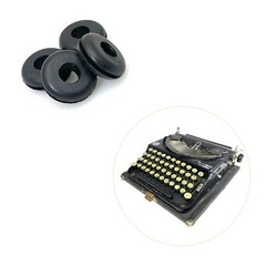 x4 New Rubber Feet for Remington No.2 Portable Typewriter Replacement Part Vtg