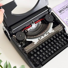 Brother 220 deluxe Typewriter | 1970s | Working | Black | Serviced UPS 3-Day