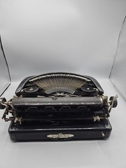 Vtg 1936 Remington Rand Model 5 Streamline Typewriter Tested Working Smooth