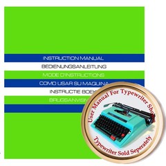 Brother Deluxe 300 Typewriter User Owner’s Instruction Manual JP7 JP-7