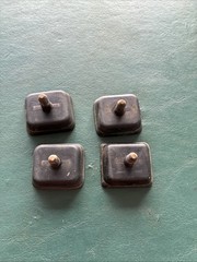 OEM RUBBER Foot Mounts (Set of 4) for Royal KMM + Desktop Typewriters