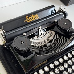 Erika S Typewriter | 1930s | Working | Serviced | UPS 3-Day to US/CAN