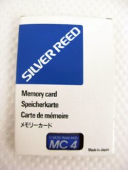 Silver Reed Memory Card MC4 CMOS RAM 4KB EX34 Rare!