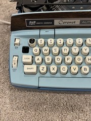 Smith Corona Coronet Automatic 12 Electric Typewriter w/ Case 1970s VTG Tested