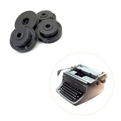 x4 New Replacement Rubber Feet for Underwood Five & Touchmaster Five Typewriter