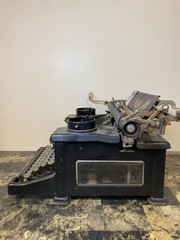 1928 Royal 12 Model 10 Typewriter Beveled Glass Sides 12-835920 As Is See Photos