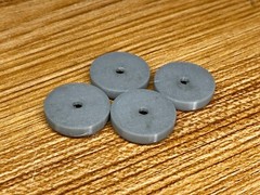 Replacement Foot Mounts (Set of 4 Feet) for 1950s Hermes 2000 Typewriters