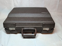 Vintage Smith Corona Coronet Automatic Typewriter Blue w/ Case For Parts Repair