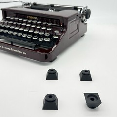 Professional Replacement Rubber Feet for Smith Corona Portable Typewriter