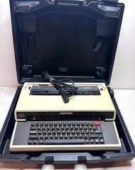 Vintage Triumph-Adler Satellite II Electric Typewriter w/ Case Manual Turns On