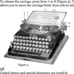 Erika 5 Typewriter User Instruction Owner’s Manual In English Guide Booklet