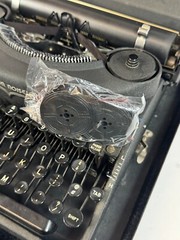 1932 Remington Rand Noiseless Model 7 Black Portable Manual Metal Typewriter