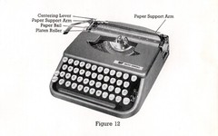 Smith Corona Skyriter Typewriter Instruction Manual Repro User Vtg (b)