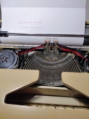 Smith Corona Typewriter Coronet 1960’s Electric Tan Color Tested Working