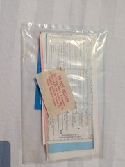1965 Smith Corona Sterling Typewriter Blue SCM Case Key Manual Docs Works