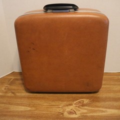 1958 Smith Corona Silent-Super Portable Typewriter Vintage Mid Century w Case