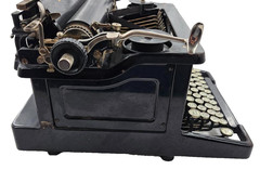 Antique 1930s LC Smith No 8 Typewriter Working Glass Keys Factory Rebuilt Corona