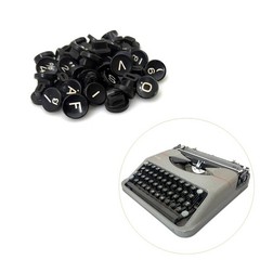 (x1) One Key for Hermes Rocket Typewriter Original Vtg Keyboard Keytop Part