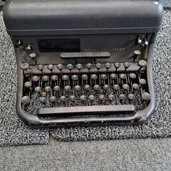Remington Rand Model 17 Typewriter. “Property of Air Force United States Army”