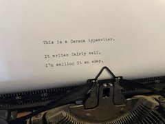 1937 Corona Working Standard Portable Manual Typewriter
