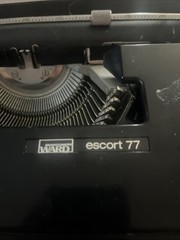 70’s Montgomery Ward Escort 77 Briefcase Vintage Typewriter Retro Needs Work
