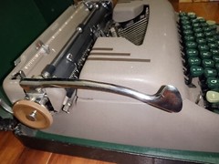 1953 Smith-Corona Silent-Super Working Vintage Portable Typewriter w New Ink