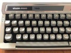 japan made silver seiko typewriter with Case & Box moving tested 1970s