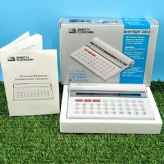 (Vintage 1988) Smith Corona Spell-Right 200A Electronic Dictionary Calculator