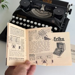 Erika S Typewriter | 1930s | Working | Serviced | UPS 3-Day to US/CAN