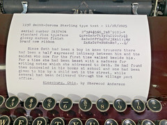 Smith-Corona Portable Typewriter DUO! Flat-Top Standard AND Maroon Sterling