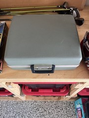 Vintage Brother De Luxe 900 Elite Portable Typewriter Baby Blue With Hard Case