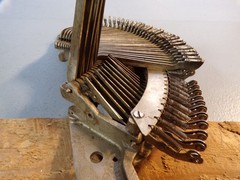 Striker / slug basket set off a 1922 Remington Portable typewriter, S# NV20863
