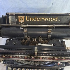 1930 Underwood Standard No 3 Antique Manual Typewriter 12″ Carriage 3744128-12