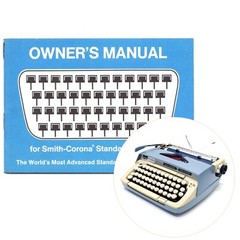 Smith Corona Galaxie Deluxe Typewriter Instruction Manual Repro Vtg User SCM