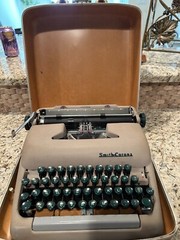 Vintage Smith Corona Clipper 5C Series manual Typewriter 1940’s -1950’s 1 owner