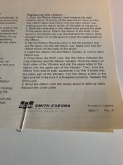 1976 Smith Corona Calypso Typewriter Turquoise UNUSED w/ Case Manual England