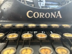 Antique Corona Model 3 Folding Typewriter 1921 | S/N 481411 | As found, no case