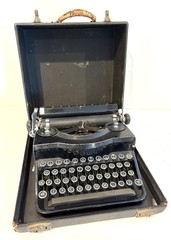1930s Remington Noiseless Model 1 Portable Typewriter W/ Orig Case Vtg Untested