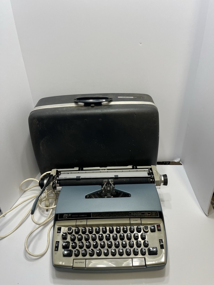 Smith Corona Electra 120 Electric Typewriter With Case Working RARE