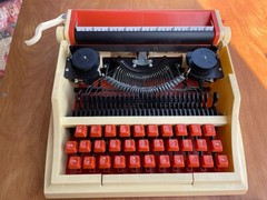 Buddy L Easy Writer 500 Portable Manual Typewriter With Hard Case 1976 Japan