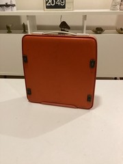 HERMES BABY. POP ART. ORANGE PICA TYPEWRITER. 1977. MID CENTURY