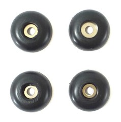 Hermes 2000 Typewriter Rubber Feet Replacement Set of 4 New Feet For Green 2000