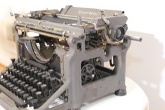 Rare Gray Underwood Standard Typewriter ~1938 Office Classic Serial 4888686-11