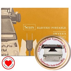 1960s Sears Celebrity Electric Typewriter User Instruction Manual Directions