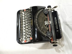 Remington Streamline Art Deco model 5 “Par” Glossy Typewriter Tested Works