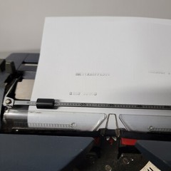 Vintage Adler Satellite T-A Electric Typewriter Blue Made In West Germany
