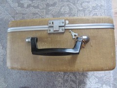Gray 1955 Royal Quiet De Luxe Typewriter w Case Manual Key Serviced New Ribbon